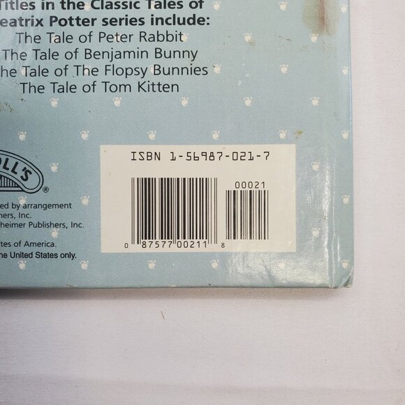 Vintage The Tale Of Peter Rabbit by Beatrix Potter Harcover Book - Picture 6 of 6